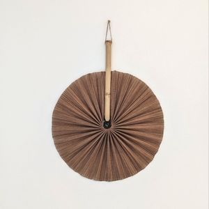 Macia bamboo decorative fan | Brown/copper